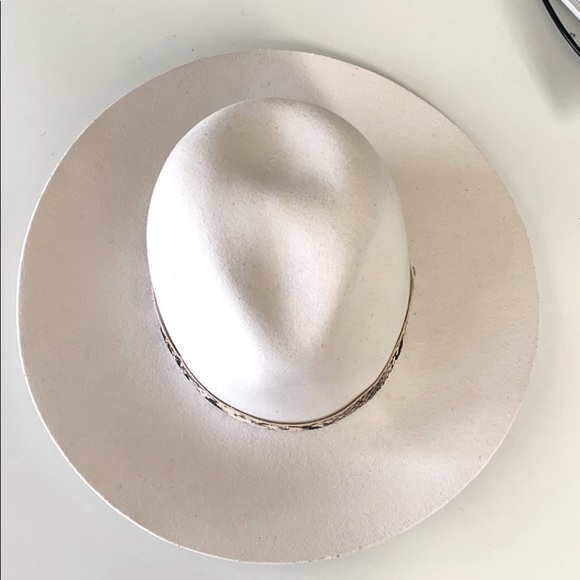 RAG & BONE RARE Floppy Brim Fedora In Cream Medium - Picture 2 of 9